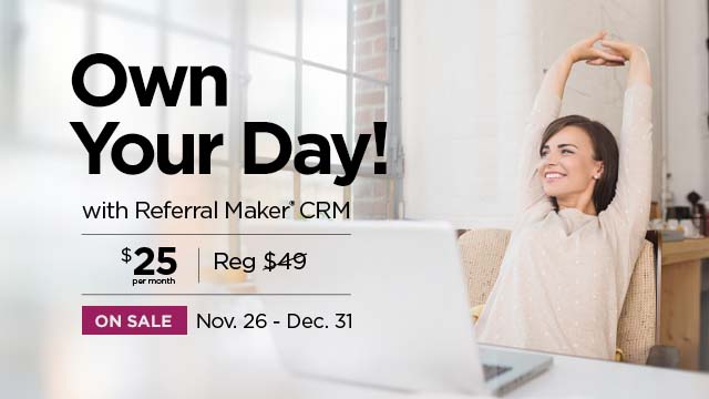 May 2021 Referral Maker CRM Sale