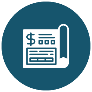Icon of financial calculation
