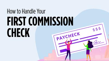 How To Handle Your First Commission Check